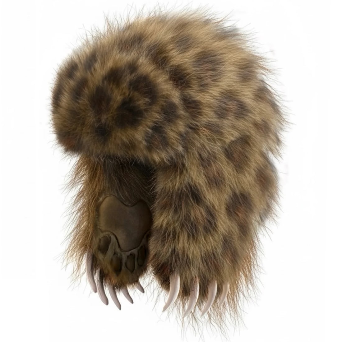 Leopard Print Claw Trapper Hat by Bravest Studios (1 of 1)