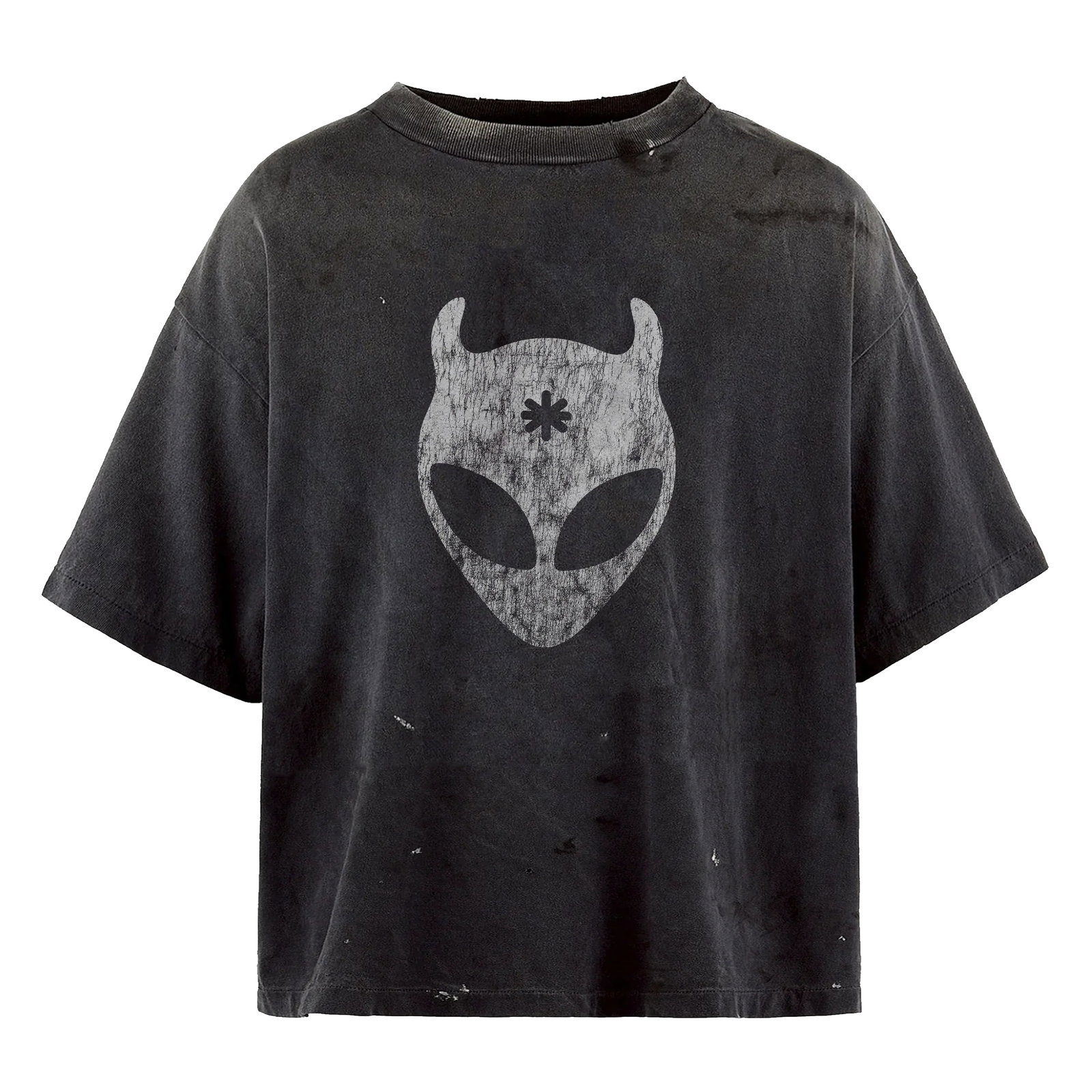Other Side Vintage Black Cotton T-Shirt by Lost Shdws Large (1 of 2)
