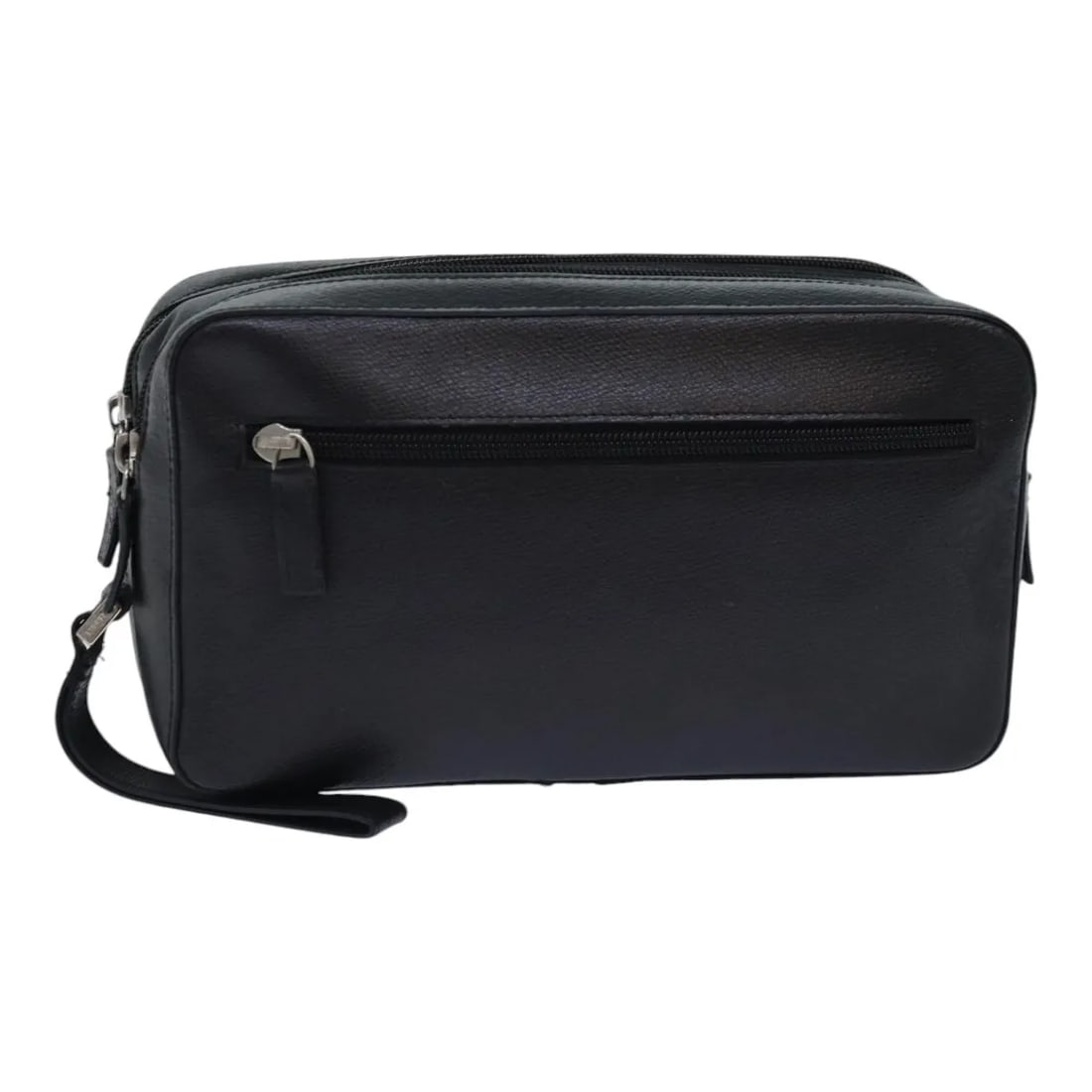 Versace Vintage Clutch Black Leather Handbag Italy: Versace Vintage Clutch Black Leather Handbag Italy Vintage Versace clutch in black leather, designed for women. It is made in Italy and measures 25 cm x 15 cm x 10 cm. The bag is described as being in
