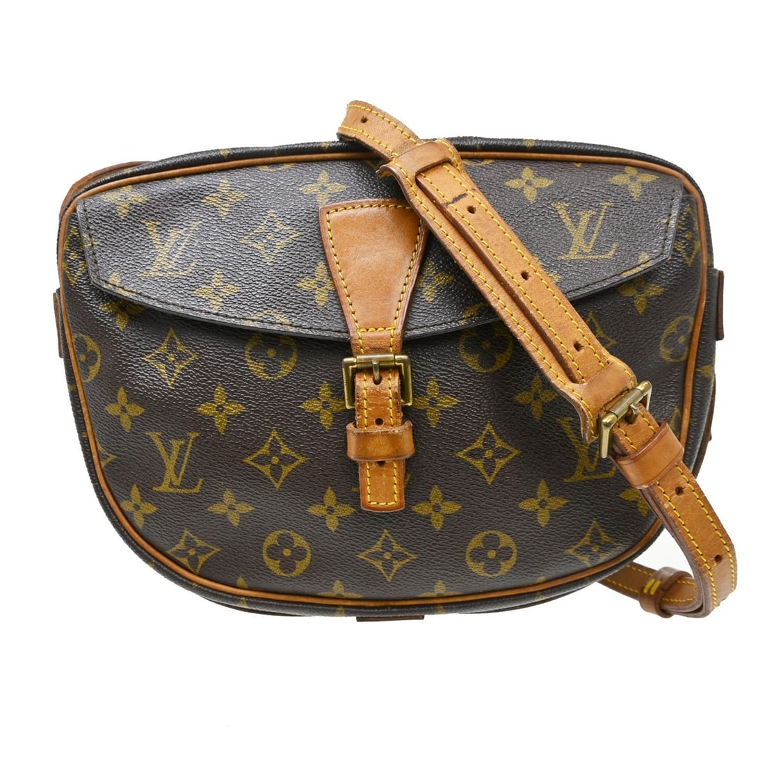 Louis Vuitton Jeune Fille PM Monogram Crossbody Bag M51227: Louis Vuitton Jeune Fille PM Monogram Crossbody Bag M51227 Louis Vuitton Jeune Fille PM shoulder bag in Monogram canvas with leather handle/strap details. This vintage small bag features a zip closure