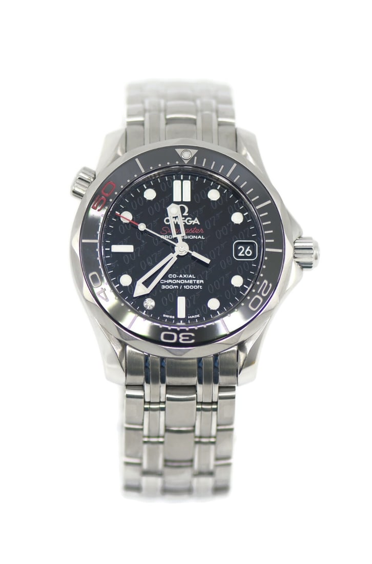Omega Seamaster 300M Bond Mid Stainless Steel Watch 212.30.36.20.51.001 with Box and Papers: Omega Seamaster 300M Bond Mid Stainless Steel Watch 212.30.36.20.51.001 with Box and Papers The Omega Seamaster 300M Bond Mid is a sophisticated wristwatch that combines elegance with functionality. T