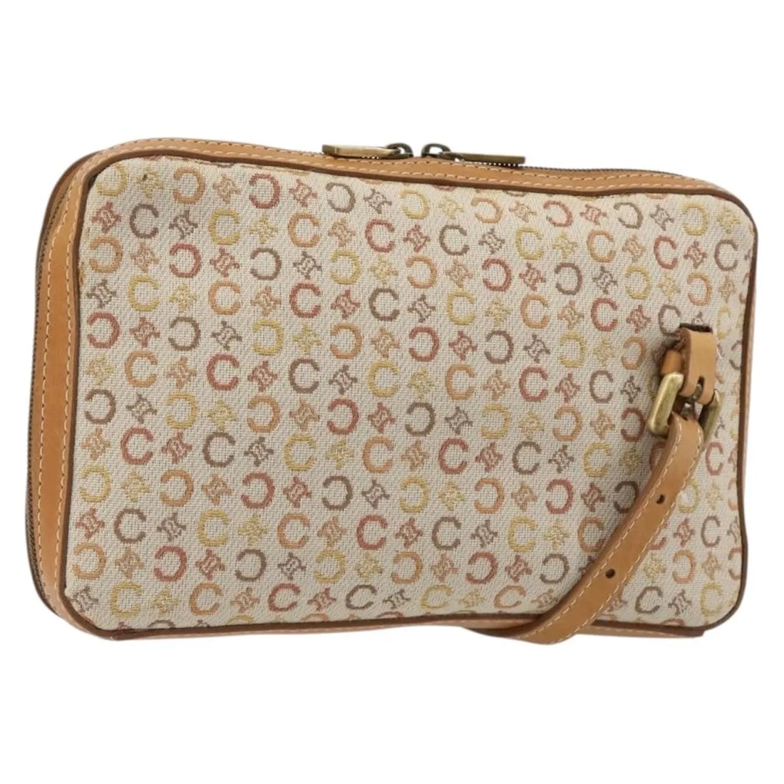 Celine Vintage Macadam Shoulder Bag Canvas Multicolour Italy: Celine Vintage Macadam Shoulder Bag Canvas Multicolour Italy This Celine Vintage Macadam Shoulder Bag features a multicolour canvas exterior with the iconic Macadam pattern. Designed for unisex use, i