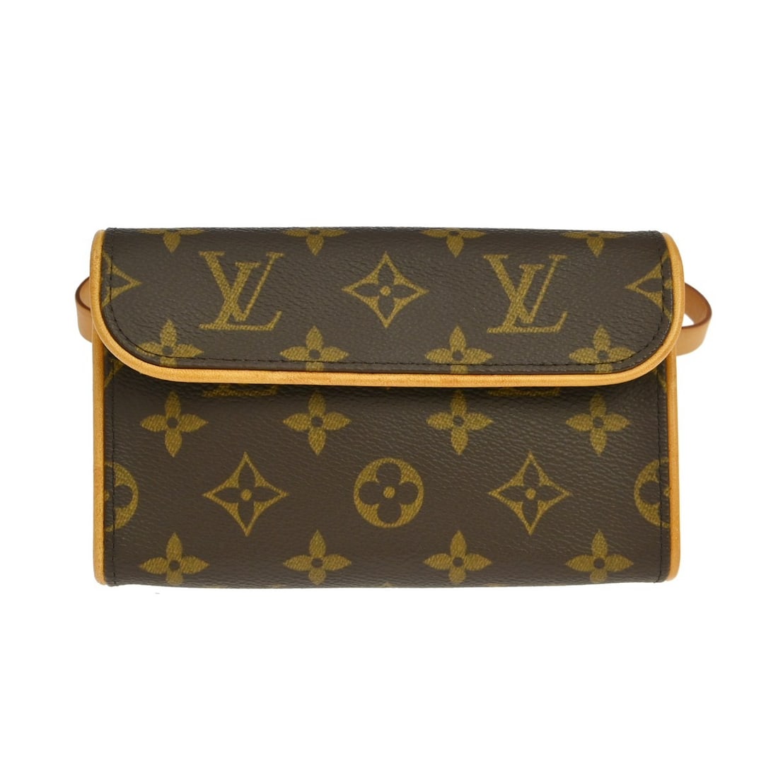 Louis Vuitton Pochette Florentine Monogram Canvas Belt Bag XS M51855: Louis Vuitton Pochette Florentine Monogram Canvas Belt Bag XS M51855 Vintage Louis Vuitton Pochette Florentine bum bag in brown Monogram canvas with leather trim and an adjustable leather belt. This c