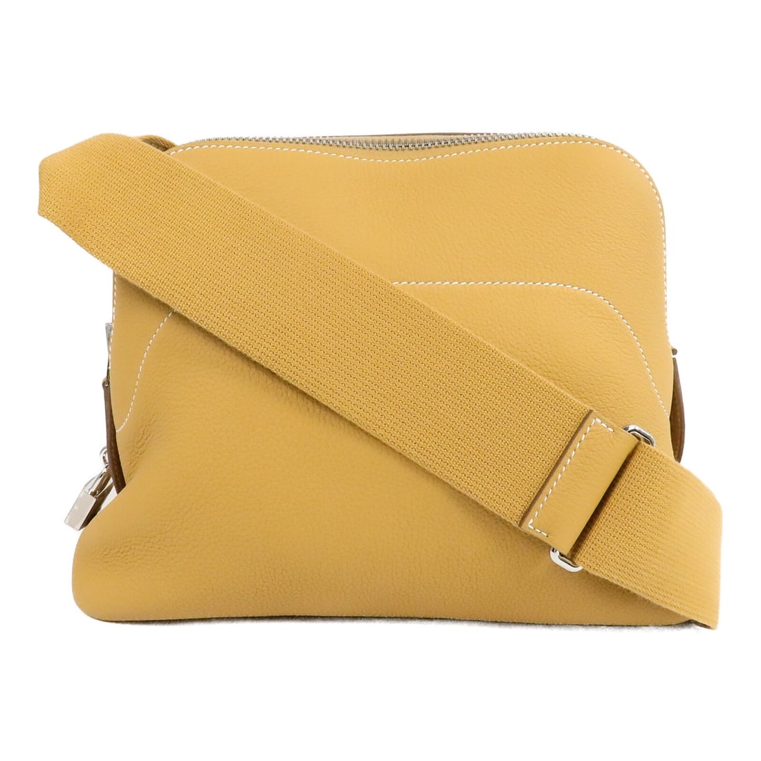 Hermes Bolide Messenger Shoulder Bag Togo Leather Naturel Sable PHW (1 of 15)