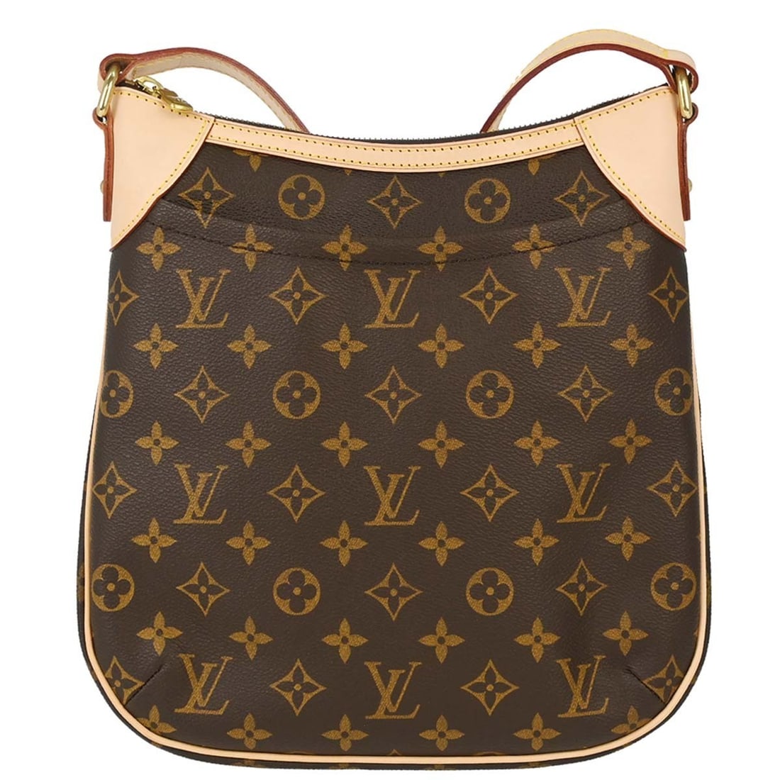 Louis Vuitton Odeon PM Monogram Canvas Crossbody Bag M56390: Louis Vuitton Odeon PM Monogram Canvas Crossbody Bag M56390 Louis Vuitton Odeon PM crossbody shoulder bag in brown Monogram canvas with leather trim and a zip closure. This women's medium bag features