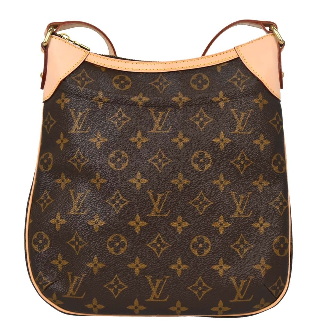 Louis Vuitton Odeon PM Monogram Canvas Crossbody Bag M56390: Louis Vuitton Odeon PM Monogram Canvas Crossbody Bag M56390 Louis Vuitton Monogram Odeon PM crossbody shoulder bag in brown Monogram Canvas and leather. The bag features one outside pocket and two ins