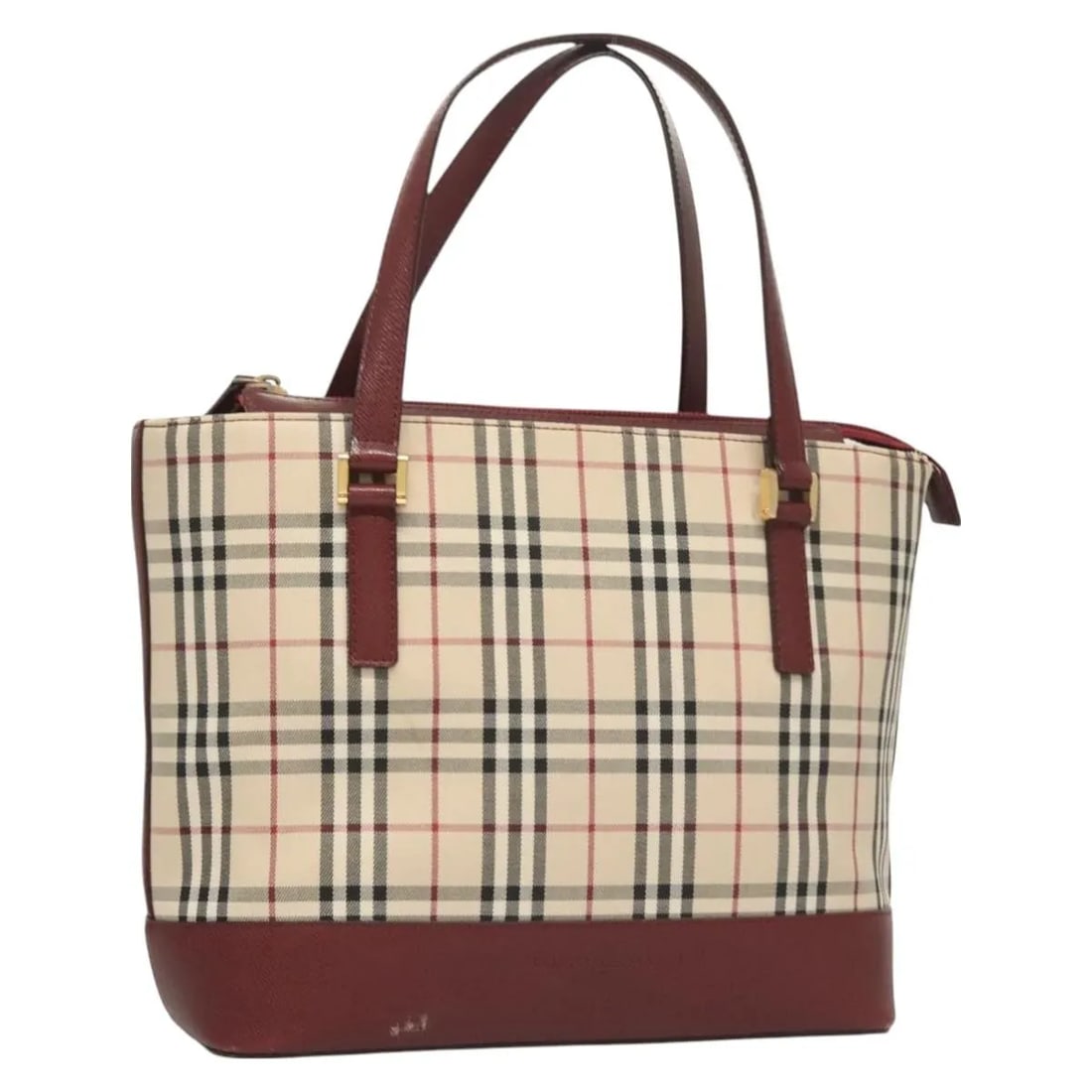 Burberry Nova Check Beige Canvas and Leather Shoulder Bag (1 of 18)