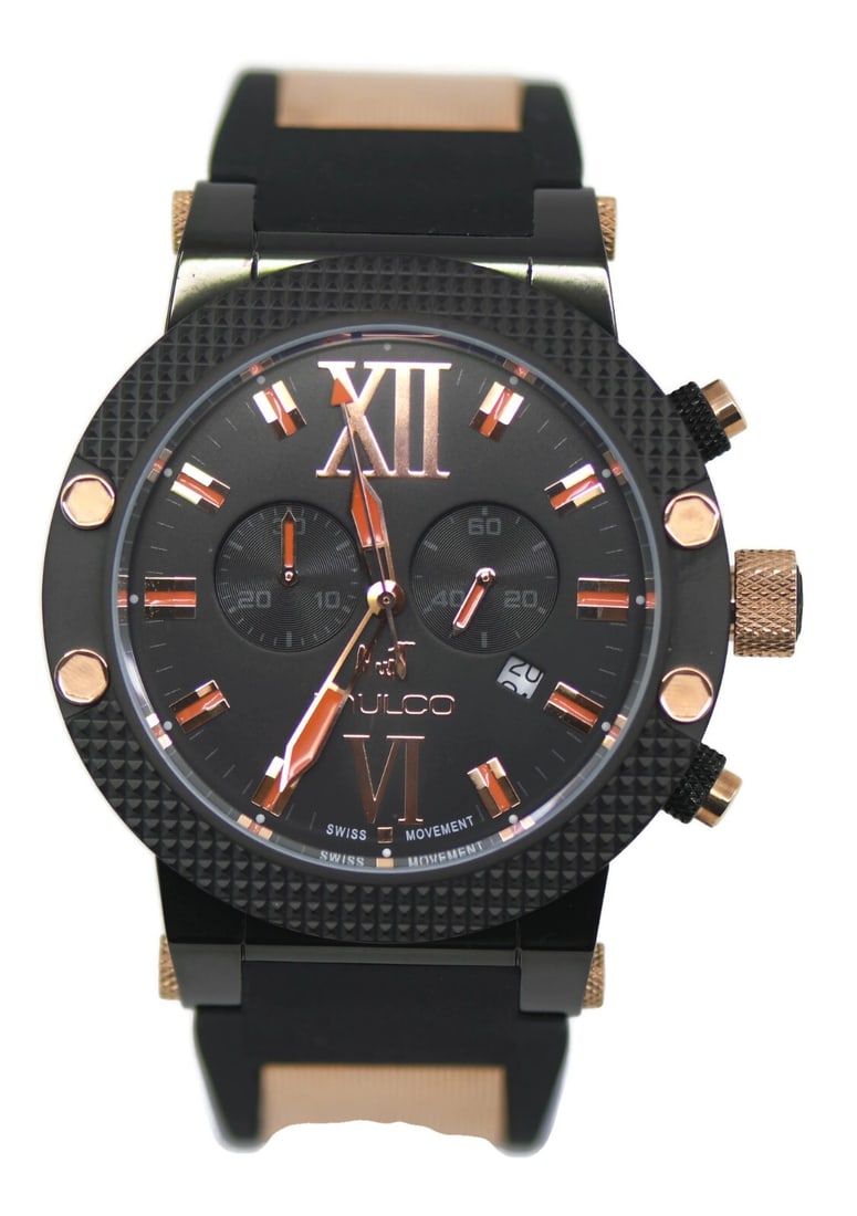 Mulco Nuit Two Tone Stainless Steel Watch MW311010028 with Box and Papers: Mulco Nuit Two Tone Stainless Steel Watch MW311010028 with Box and Papers Discover the elegance of the Mulco Nuit Two Tone Stainless Steel Watch, featuring a sophisticated design perfect for any occas