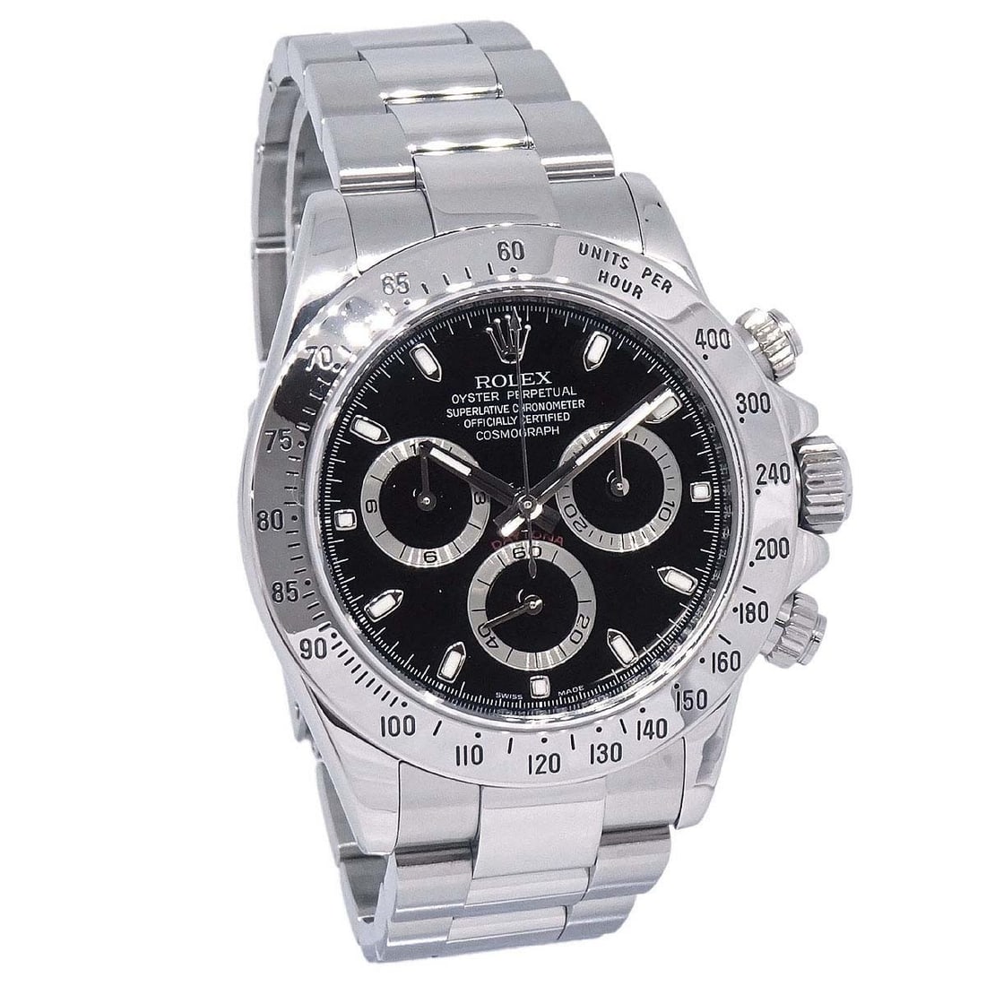 Rolex 116520 Cosmograph Daytona automatic stainless steel men's watch (1 of 10)