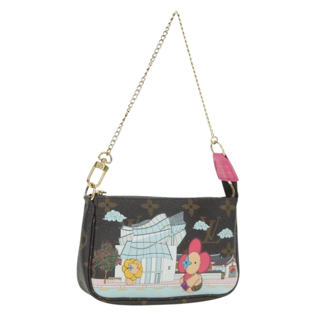 Louis Vuitton M81633 Vivienne Mini Accessory Pouch Monogram Canvas: Louis Vuitton M81633 Vivienne Mini Accessory Pouch Monogram Canvas Louis Vuitton Monogram Vivienne Mini Pochette Accessoires in Monogram Canvas, made in France. This accessory pouch features the Monog
