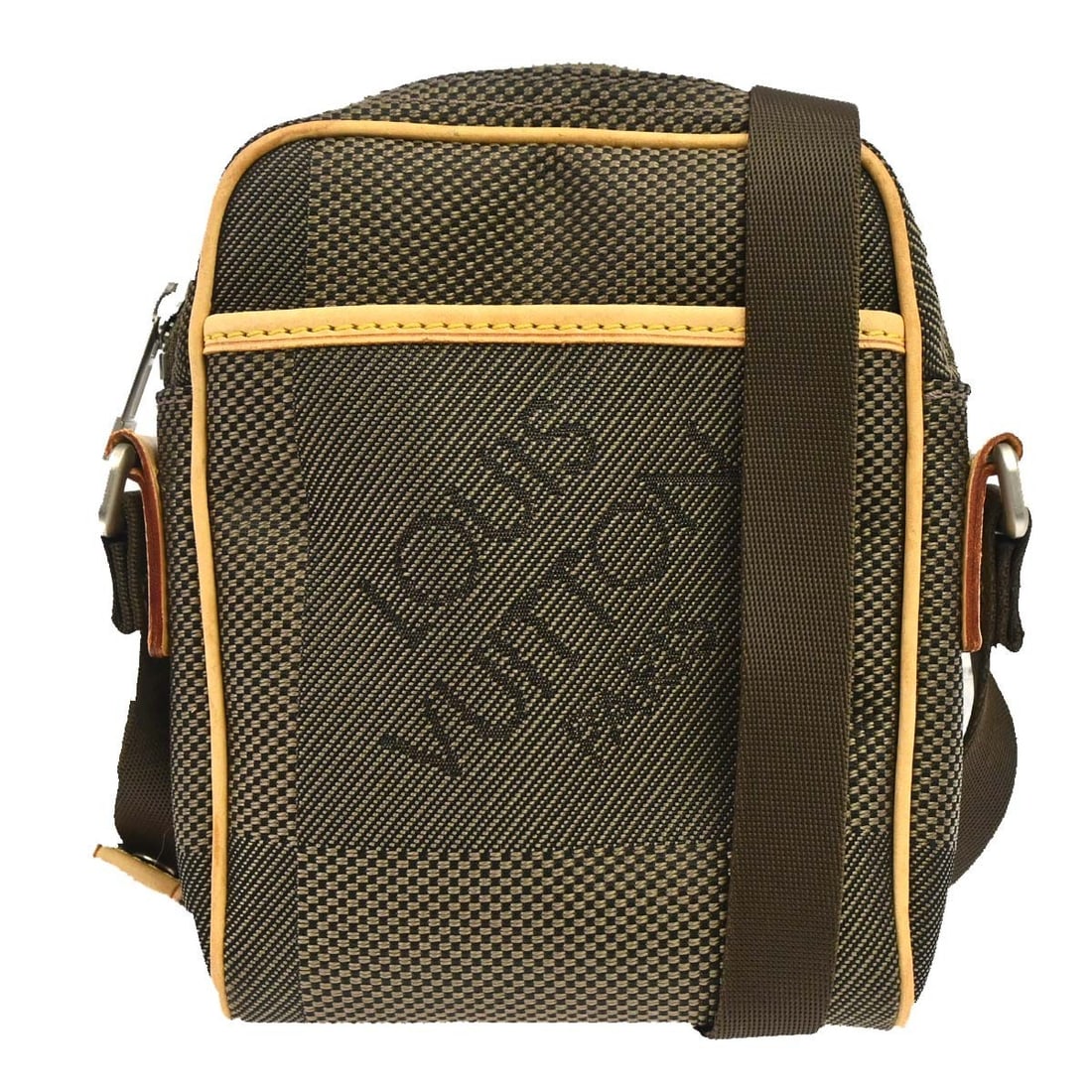 Louis Vuitton Mini Citadin Terre Damier Geant Shoulder Bag M93621: Louis Vuitton Mini Citadin Terre Damier Geant Shoulder Bag M93621 Louis Vuitton Mini Citadin shoulder bag in Damier Geant canvas and leather, finished in Terre. It features a zipper closure, inner and