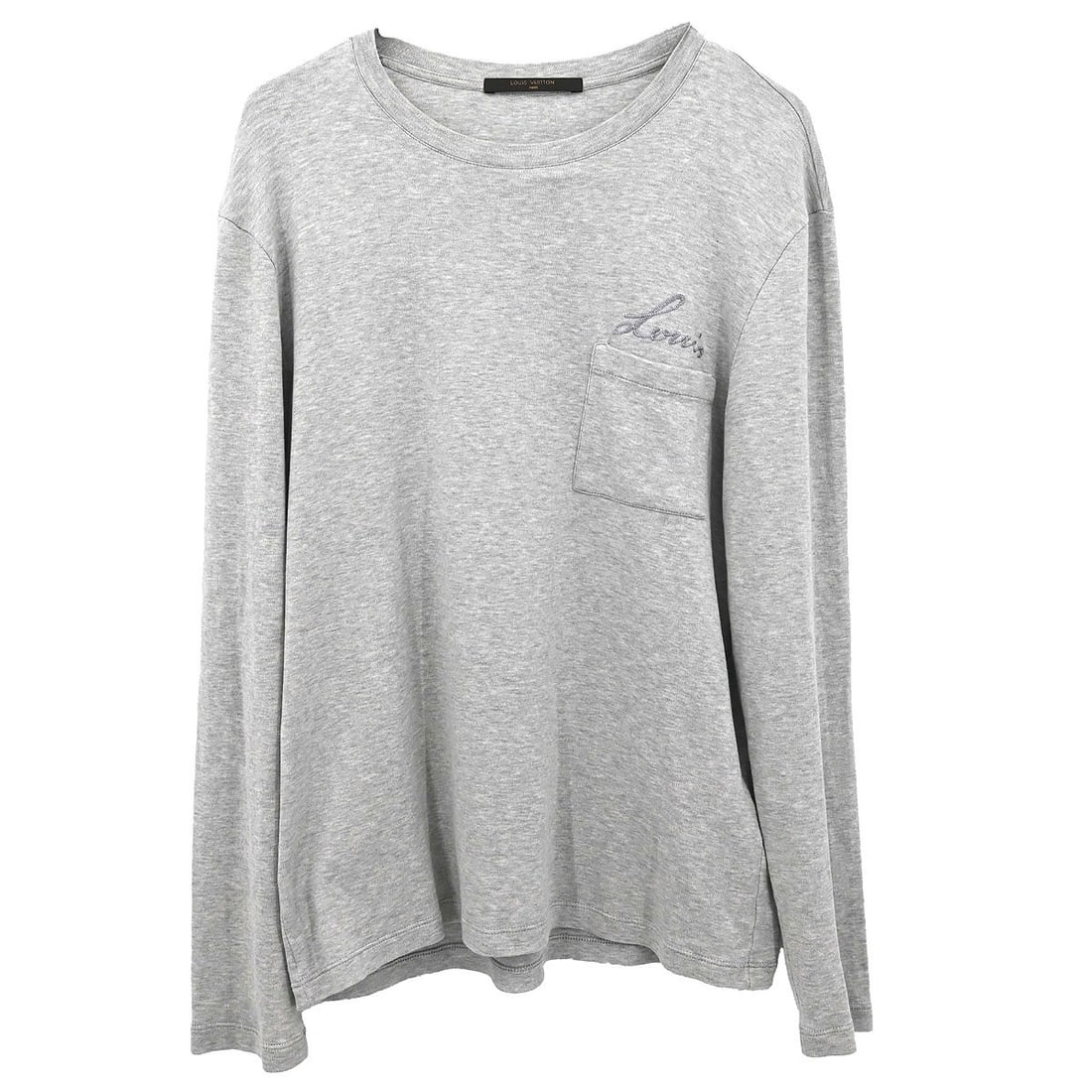 Louis Vuitton Gray Cotton Long Sleeve T Shirt Womens S: Louis Vuitton Gray Cotton Long Sleeve T Shirt Womens S Women's Louis Vuitton long sleeve top in gray, made from 100% cotton. It has a regular fit and casual style, and was made in Italy. The item is i
