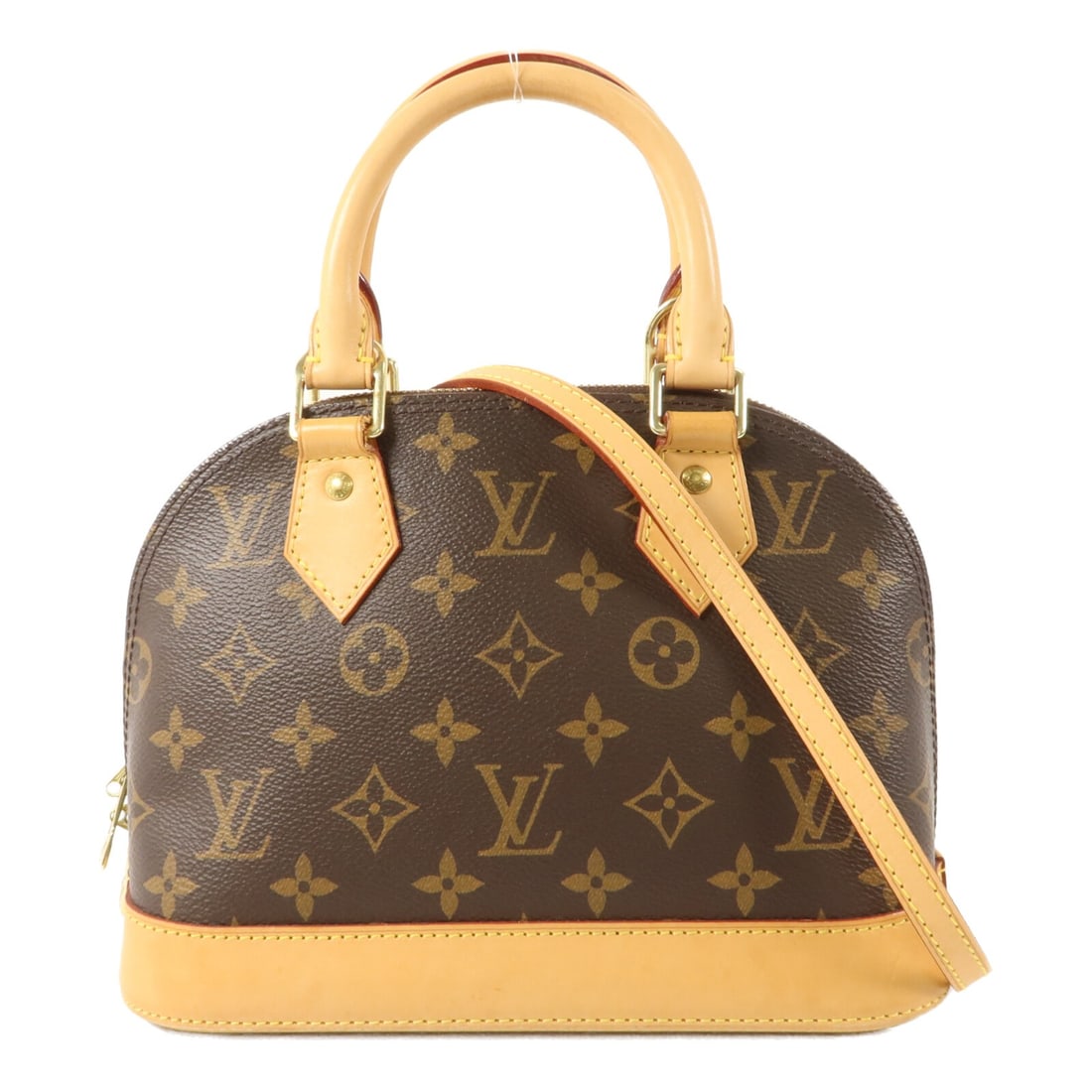 Louis Vuitton Alma BB Monogram 2 Way Shoulder Handbag M53152: Louis Vuitton Alma BB Monogram 2 Way Shoulder Handbag M53152 Louis Vuitton Alma BB 2 Way Shoulder Bag in brown monogram and PVC coated canvas. This handbag features a top handle and shoulder strap, wi