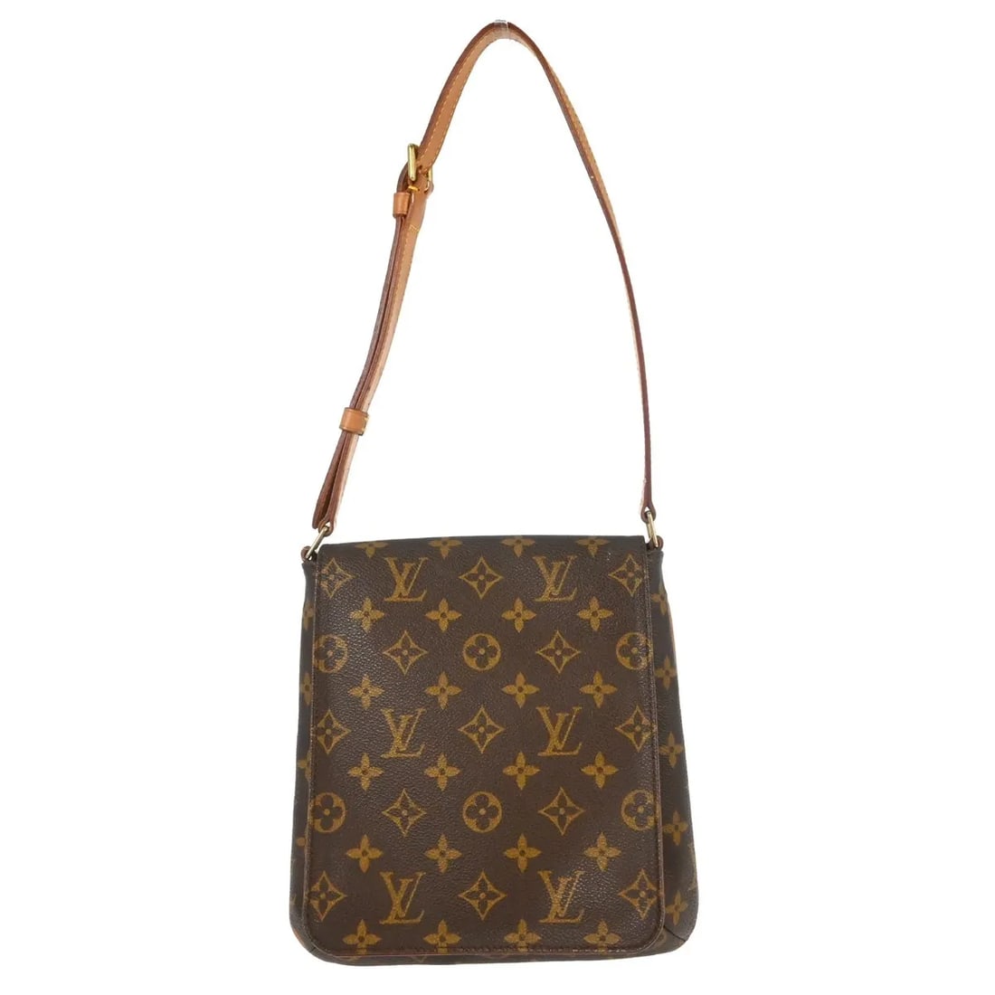 Louis Vuitton Musette Salsa Shoulder Bag in Monogram Canvas: Louis Vuitton Musette Salsa Shoulder Bag in Monogram Canvas Louis Vuitton Musette Salsa shoulder bag in brown monogram canvas. This unisex bag is made in France and remains in good condition with visi