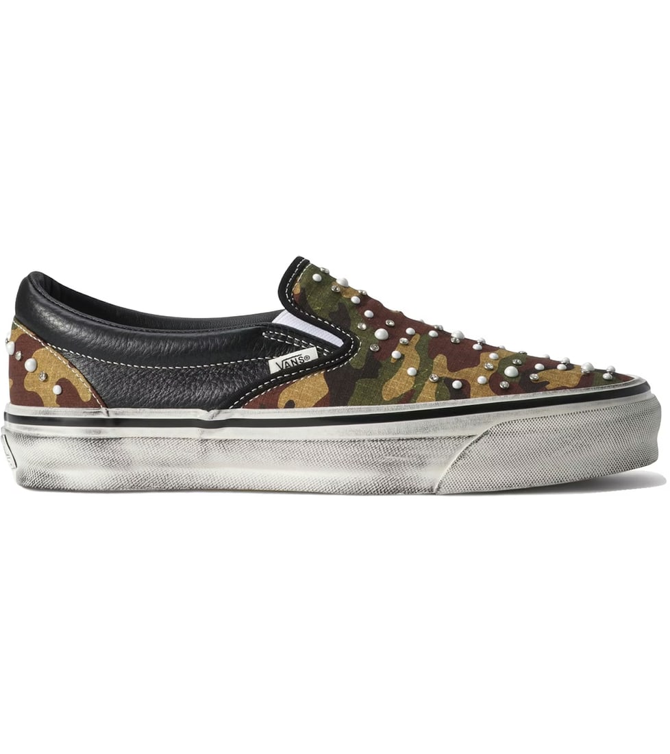 Vans Pearlized Pack LX Slip On 98 Camo Black Size 11 M 12.5 W (1 of 1)