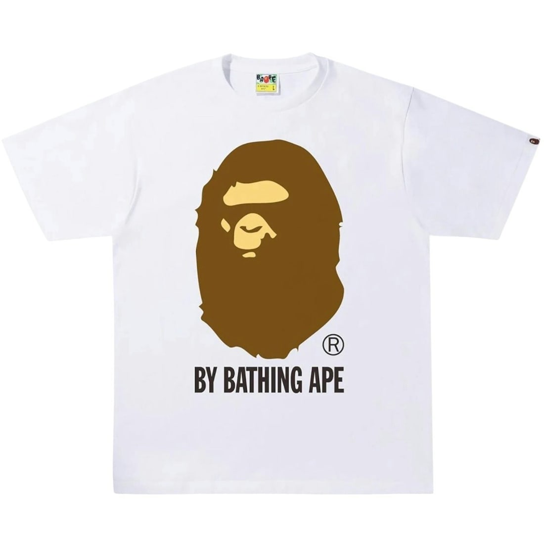 Bape By Bathing Ape White Logo T Shirt Large (1 of 1)