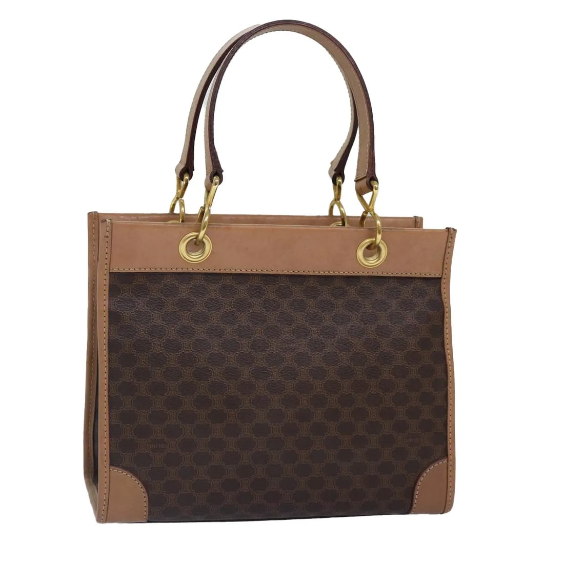 Celine Macadam canvas leather vintage handbag (1 of 18)