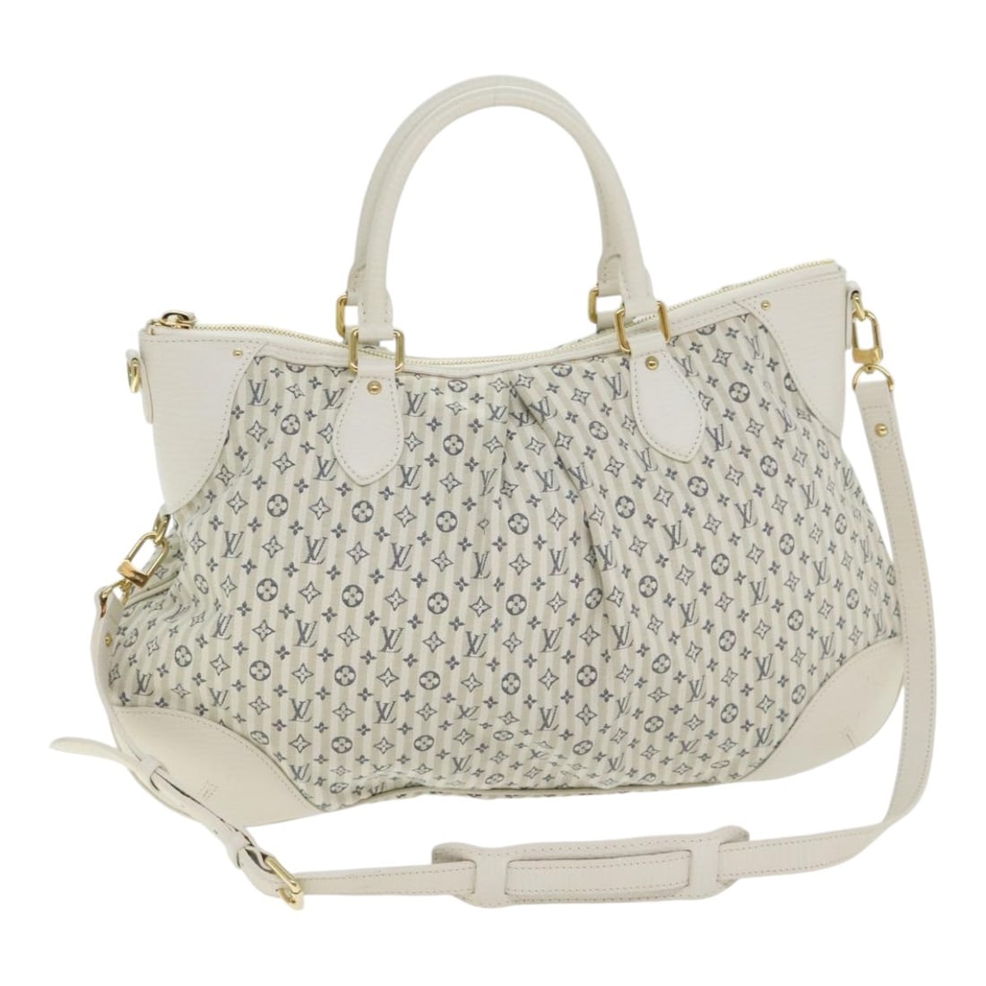 Louis Vuitton Croisette Marina GM 2way Shoulder Bag Monogram Mini Lin Blue: Louis Vuitton Croisette Marina GM 2way Shoulder Bag Monogram Mini Lin Blue Louis Vuitton Croisette Marina GM 2way bag in blue Monogram Mini Lin canvas. It is a shoulder bag style with a shoulder strap