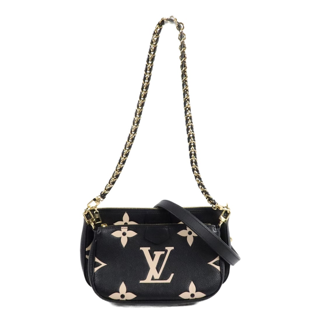 Louis Vuitton M45777 Multi Pochette Accessoires Empriente Calfskin Shoulder Bag: Louis Vuitton M45777 Multi Pochette Accessoires Empriente Calfskin Shoulder Bag Louis Vuitton Multi Pochette Accessoires Shoulder Bag M45777 in Monogram Empreinte and calfskin (cowhide). It comes in B