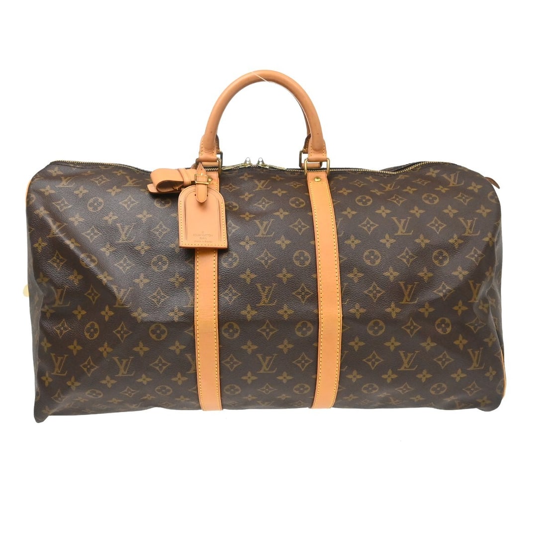 Louis Vuitton Keepall 55 Monogram Duffle Bag M41424 France (1 of 17)