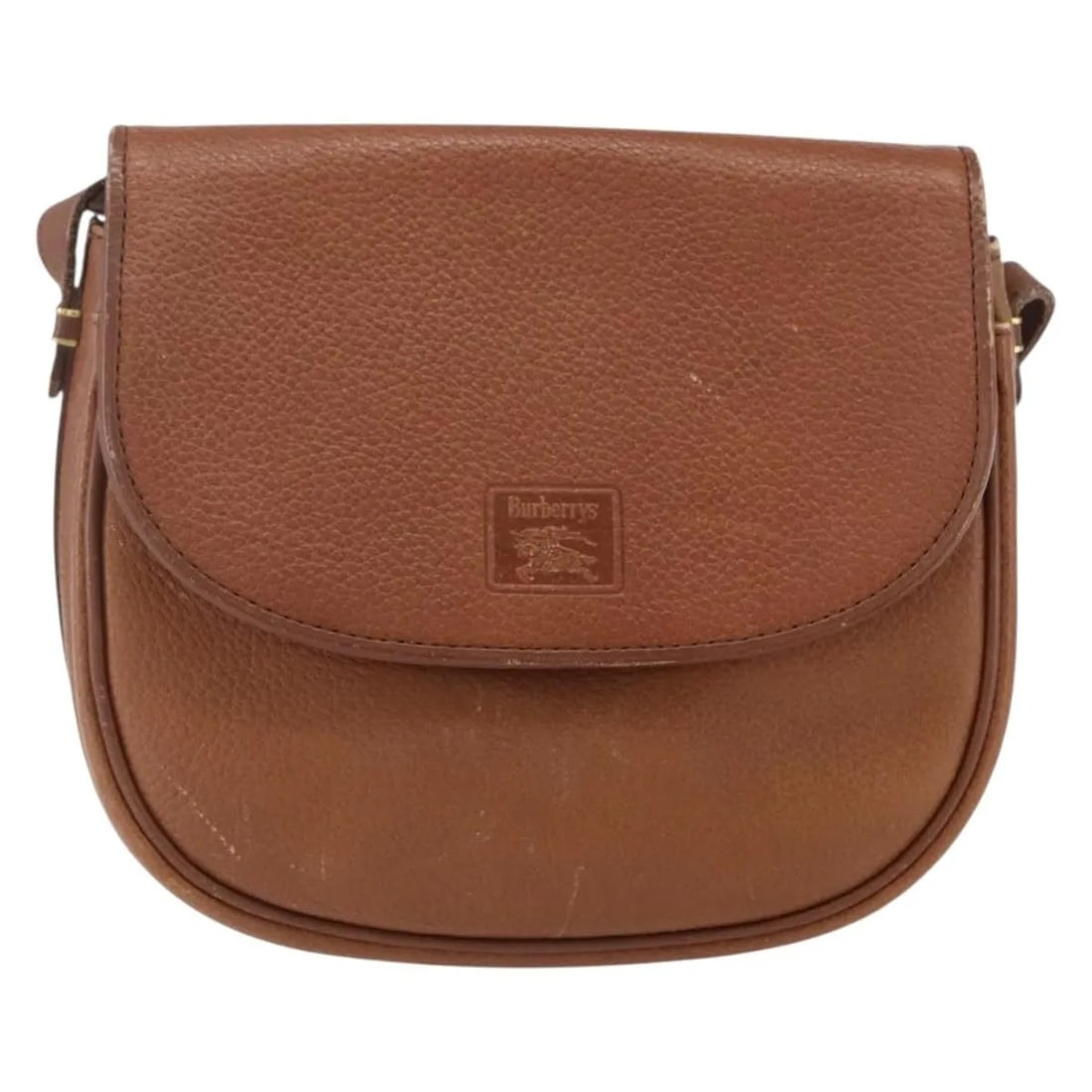 Burberry Vintage Brown Leather Shoulder Bag: Burberry Vintage Brown Leather Shoulder Bag This vintage Burberry shoulder bag for women is crafted from brown leather and features a compact design. It has a shoulder strap and metal fittings. The ba