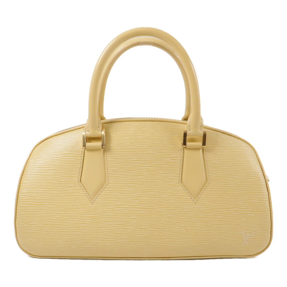 Louis Vuitton Jasmine M5208A Yellow Epi Leather Handbag: Louis Vuitton Jasmine M5208A Yellow Epi Leather Handbag Louis Vuitton Jasmine handbag in yellow and vanilla Epi and calfskin (cowhide), made in France. This women's regular-size handbag features a yel