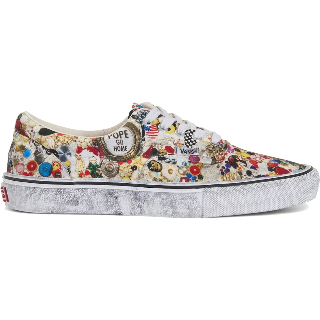 Supreme x Mike Kelley Vans Era White Sneakers Size 8 M 9.5 W (1 of 1)