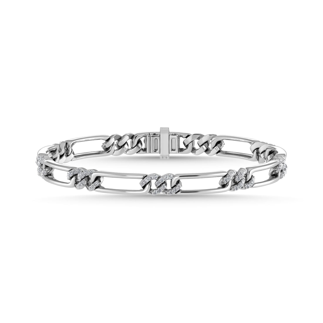 Diamond 5/8 Ct.Tw. Fashion Bracelet in 10K White Gold: Diamond 5/8 Ct.Tw. Fashion Bracelet in 10K White Gold 10k White Gold Stone Color: G-h Stone Clarity: I1 This item may take 2-5 weeks for shipping. PLEASE NOTE: Framed, Large, or heavy items do not hav