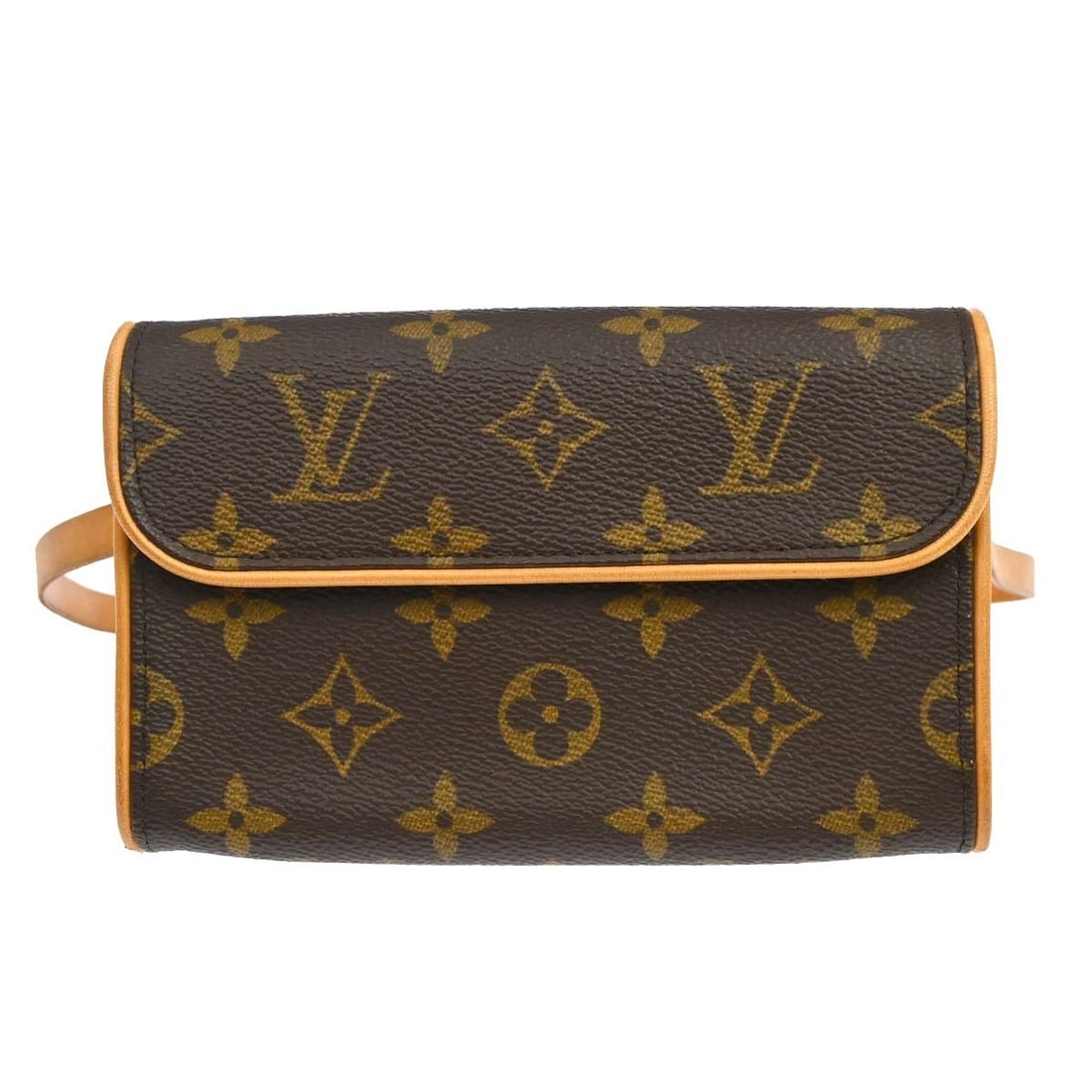 Louis Vuitton Pochette Florentine Monogram Waist Bag XS M51855: Louis Vuitton Pochette Florentine Monogram Waist Bag XS M51855 Vintage Louis Vuitton Pochette Florentine bum bag in brown Monogram canvas with leather trim and an adjustable leather belt. This compact