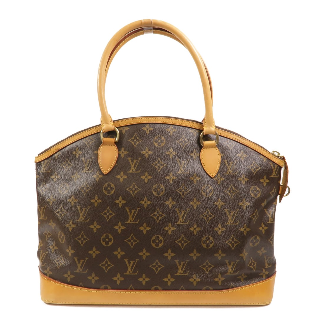 Louis Vuitton Lockit Horizontal Monogram Shoulder Bag M40104 with Key Lock: Louis Vuitton Lockit Horizontal Monogram Shoulder Bag M40104 with Key Lock A Louis Vuitton Lockit Horizontal Shoulder Bag in brown monogram PVC coated canvas. It comes with a key and lock, and feature