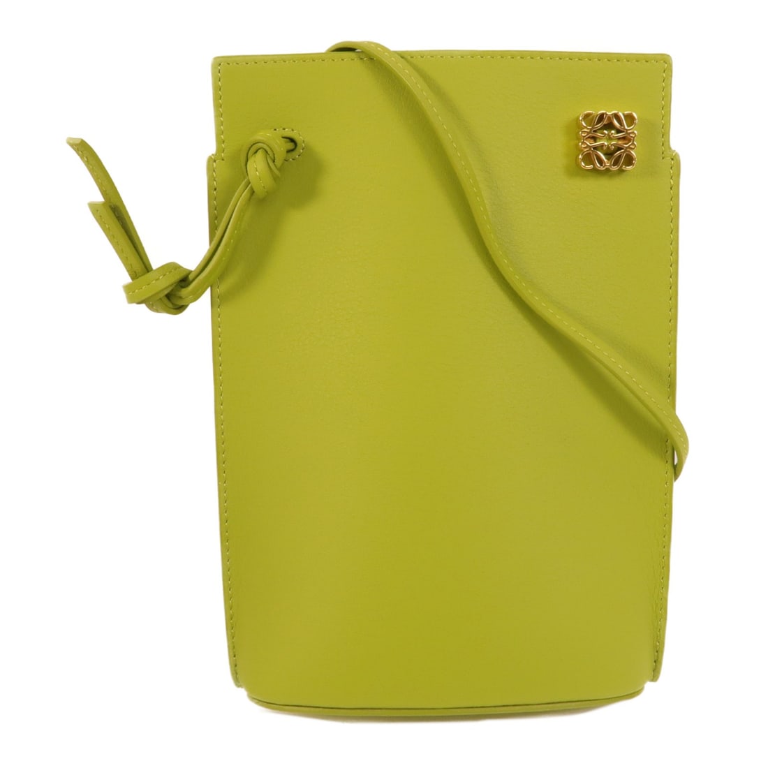 LOEWE Dice Pocket Calfskin Shoulder Bag Green with Box Dust Bag (1 of 13)