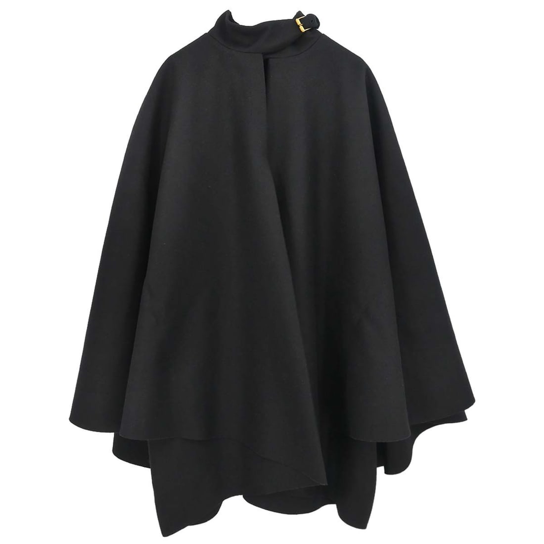 Gucci Black Wool Mid Length Overcoat IT 36 Women: Gucci Black Wool Mid Length Overcoat IT 36 Women Black Gucci mid-length overcoat in 100% wool with a collared design and button accents. Made in Italy, this women's coat is styled for casual wear and 