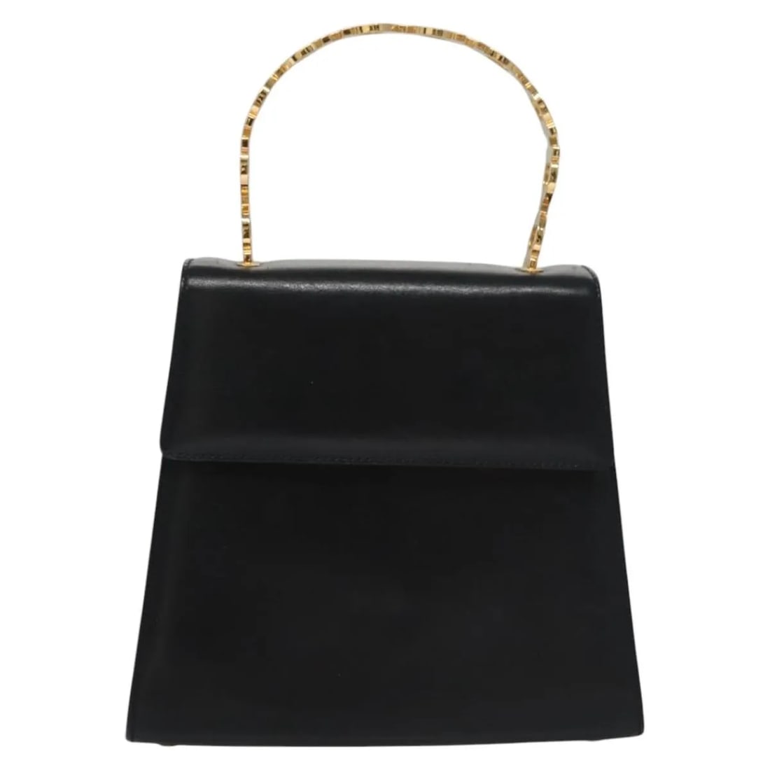 Black Leather Handbag Salvatore Ferragamo Convertible Top Handle: Black Leather Handbag Salvatore Ferragamo Convertible Top Handle Salvatore Ferragamo Convertible Top Handle bag in black leather. This women's bag is made in Italy and shows fair overall condition wit