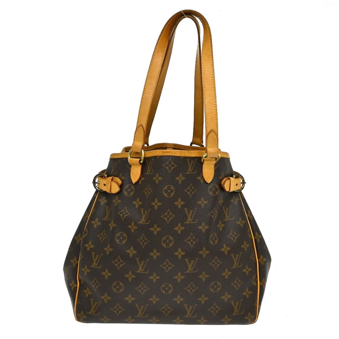 Louis Vuitton Batignolles Vertical Monogram Canvas Tote M51153: Louis Vuitton Batignolles Vertical Monogram Canvas Tote M51153 Vintage Louis Vuitton Batignolles Vertical tote bag in brown Monogram canvas with leather trim. This women's medium tote features double 