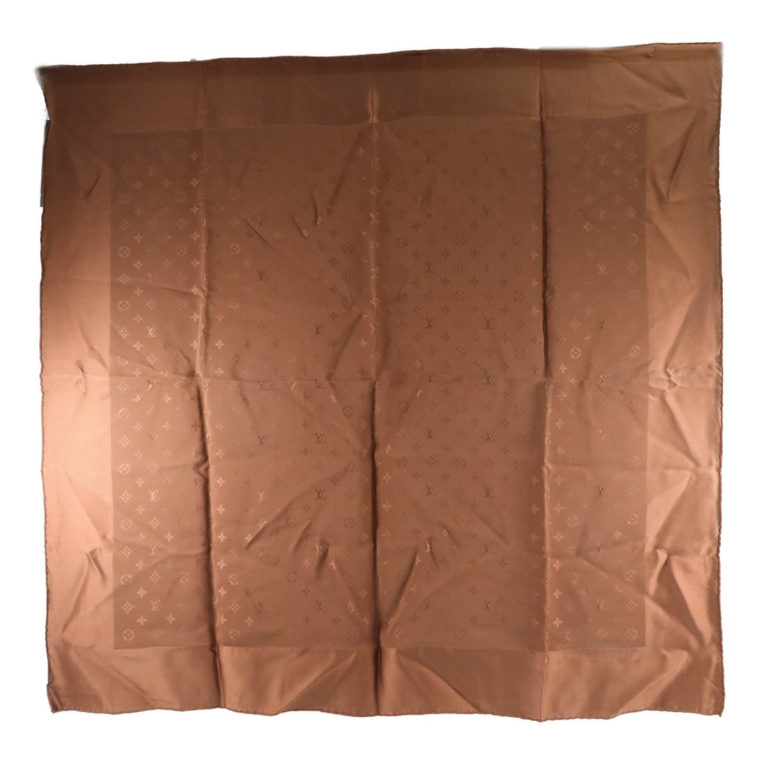 Louis Vuitton Carre Monaco Silk Scarf M71153 Brown 87cm (1 of 9)