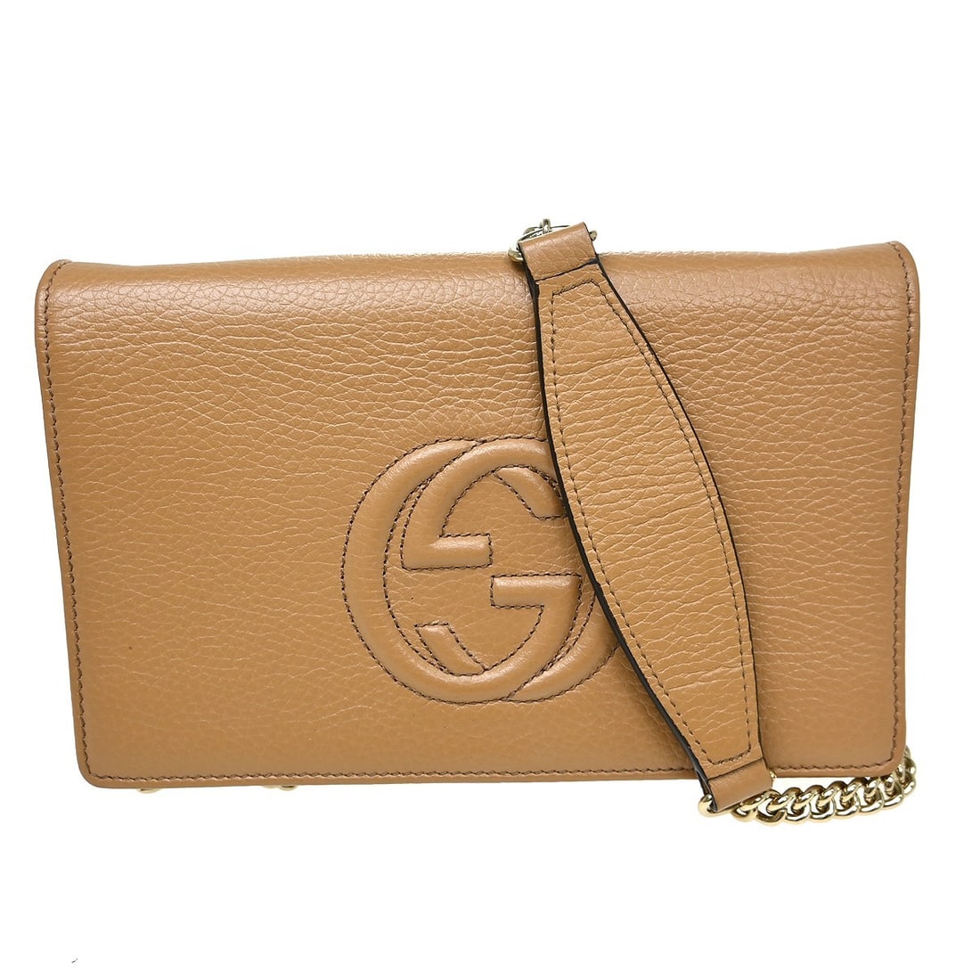 Gucci Soho Small Brown Leather Shoulder Bag 598211.496334 (1 of 7)