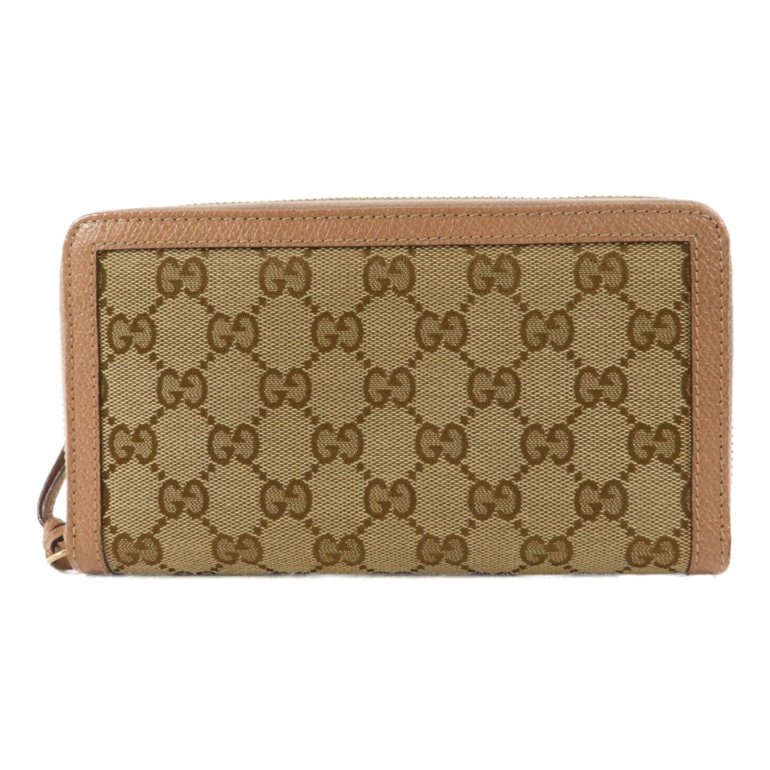Gucci 323397 GG Canvas Zip Around Wallet Brown: Gucci 323397 GG Canvas Zip Around Wallet Brown Gucci GG zipper long wallet in brown GG canvas, designed for women. This long wallet features a zipper closure and a practical interior layout with multi