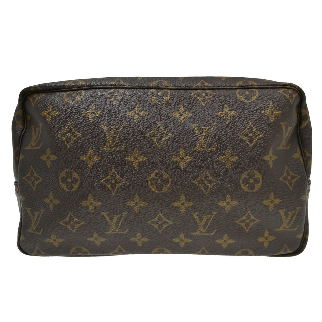 Louis Vuitton Trousse Toilette 28 Monogram Cosmetic Bag M47522: Louis Vuitton Trousse Toilette 28 Monogram Cosmetic Bag M47522 Louis Vuitton Trousse Toilette 28 cosmetic pouch in Monogram canvas, made in France. This vintage medium-sized bag features a zip closure
