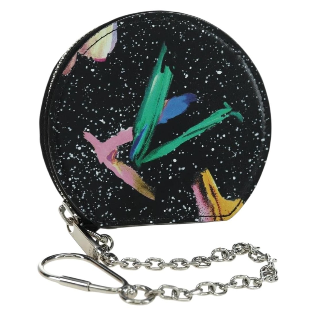 Louis Vuitton M58875 Splash Micro Boite Chapeau Leather Coin Purse Black (1 of 18)