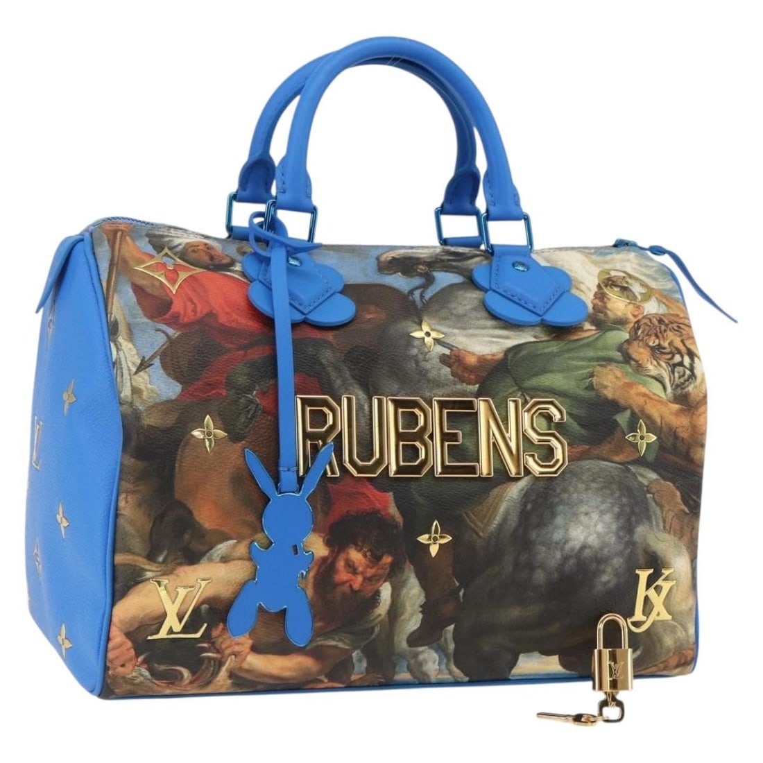 Louis Vuitton M43305 Speedy 30 Masters Rubens Blue Hand Bag (1 of 18)