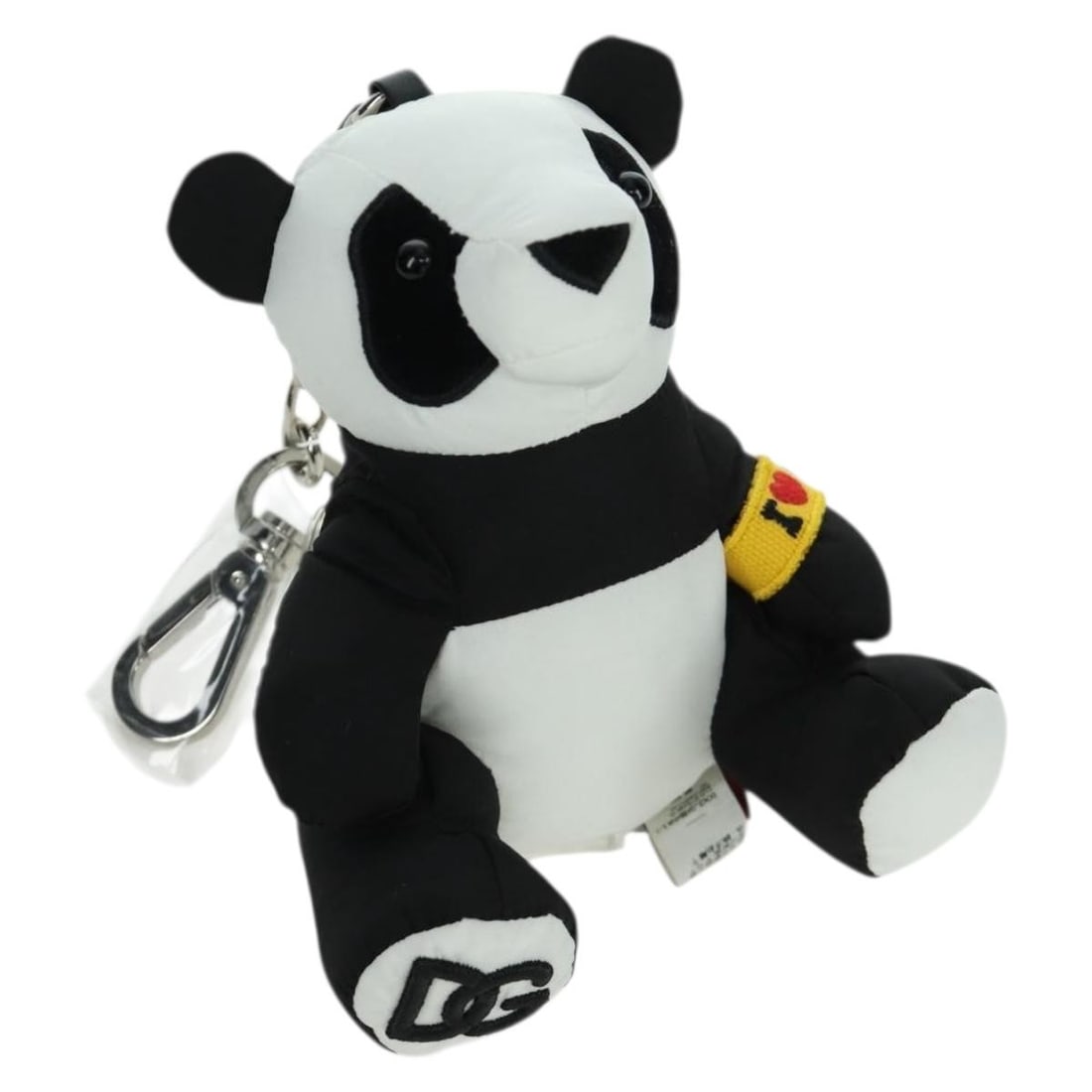 Dolce and Gabbana Jujutsu Kaisen Panda Nylon Charm Black White: Dolce and Gabbana Jujutsu Kaisen Panda Nylon Charm Black White A black and white nylon charm in the Panda design from DOLCE&GABBANA x Jujutsu Kaisen. It comes with a dust bag and item box, and was mad