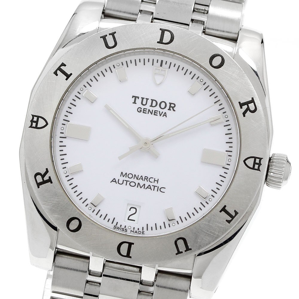 TUDOR Monarch 32000ST automatic date mens stainless steel watch (1 of 6)