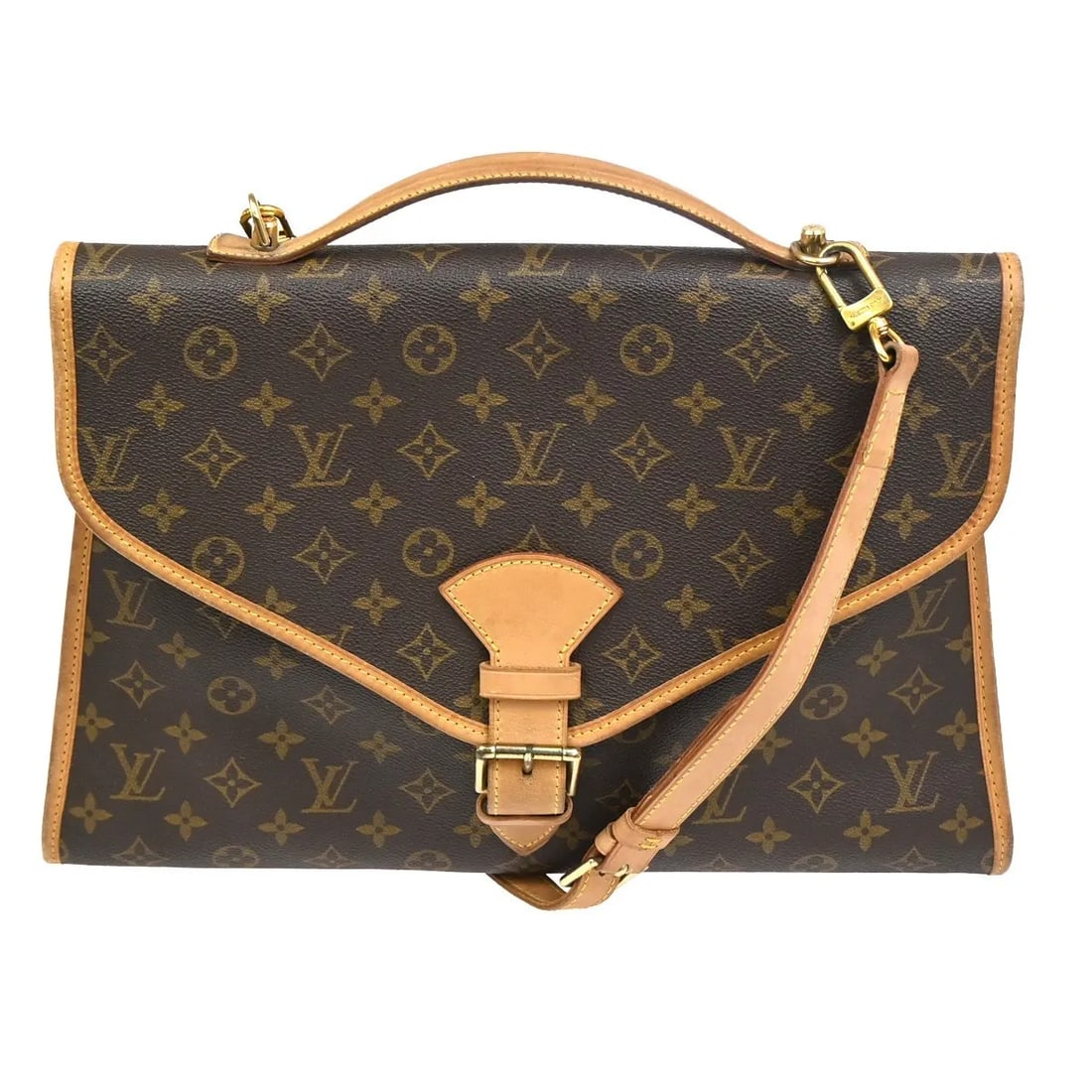 Louis Vuitton Beverly Briefcase in Brown Monogram Canvas (1 of 17)