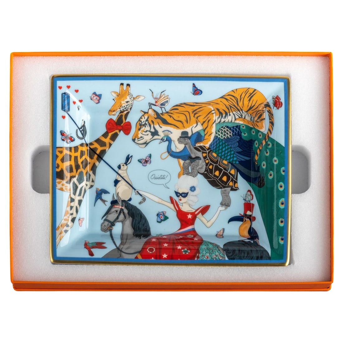 Hermes Story Porcelain Ashtray BNIB France 21st Century (1 of 4)
