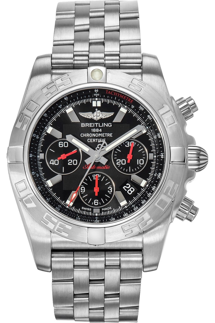 Breitling AB0111 Chronomat 01 44mm watch black dial papers (1 of 7)