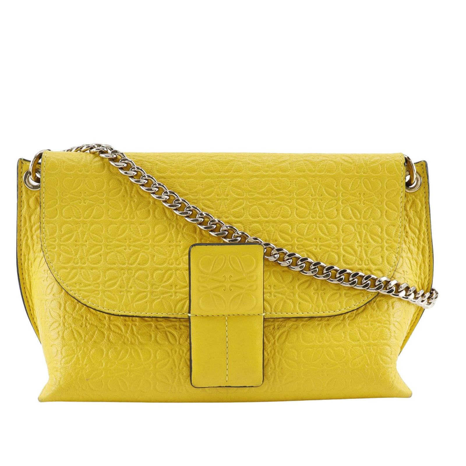 LOEWE Avenue embossed leather crossbody bag (1 of 8)