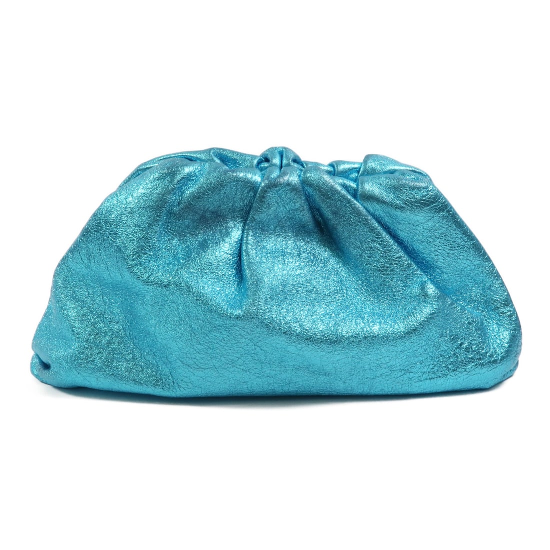 Bottega Veneta BV Blue Calfskin Leather Clutch Bag (1 of 16)