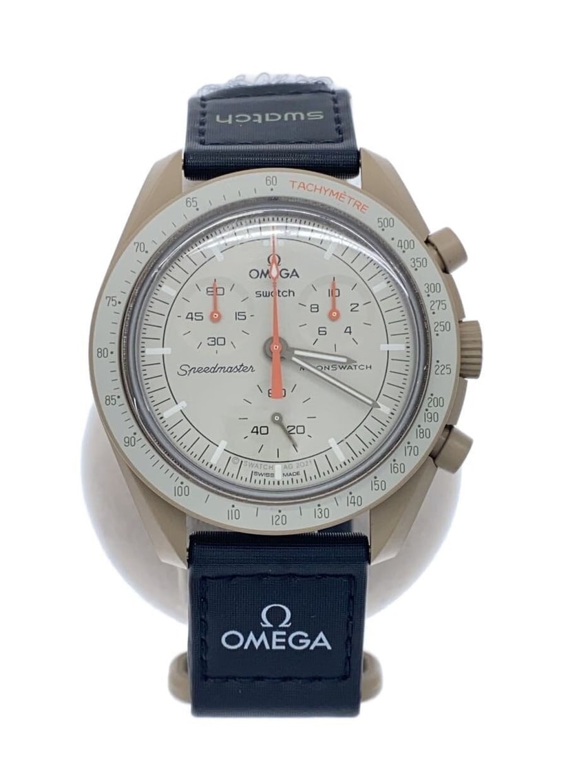 Omega x Swatch Mission to Jupiter Beige Men's Wristwatch (1 of 6)