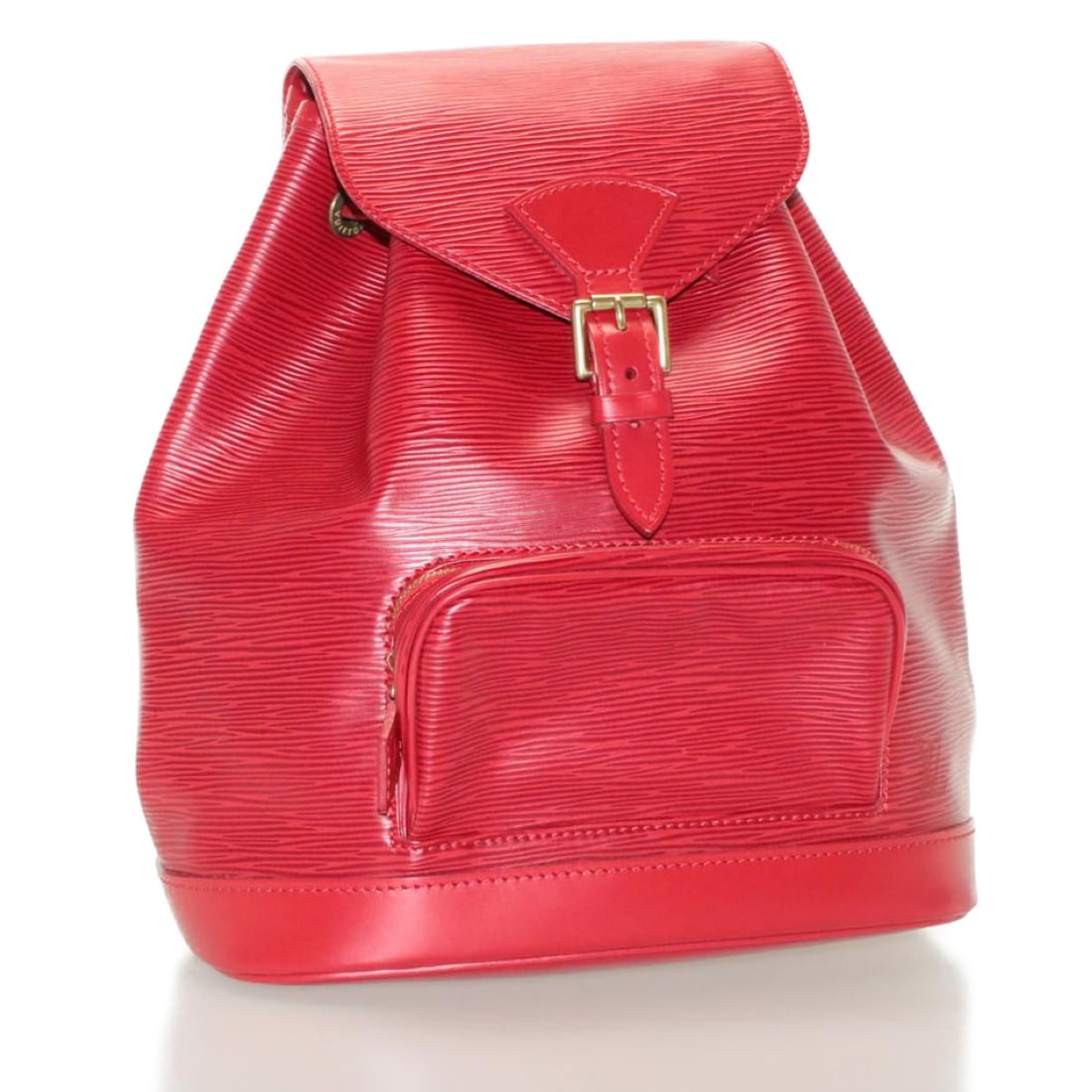 Louis Vuitton Montsouris MM Red Epi Leather Backpack (1 of 18)