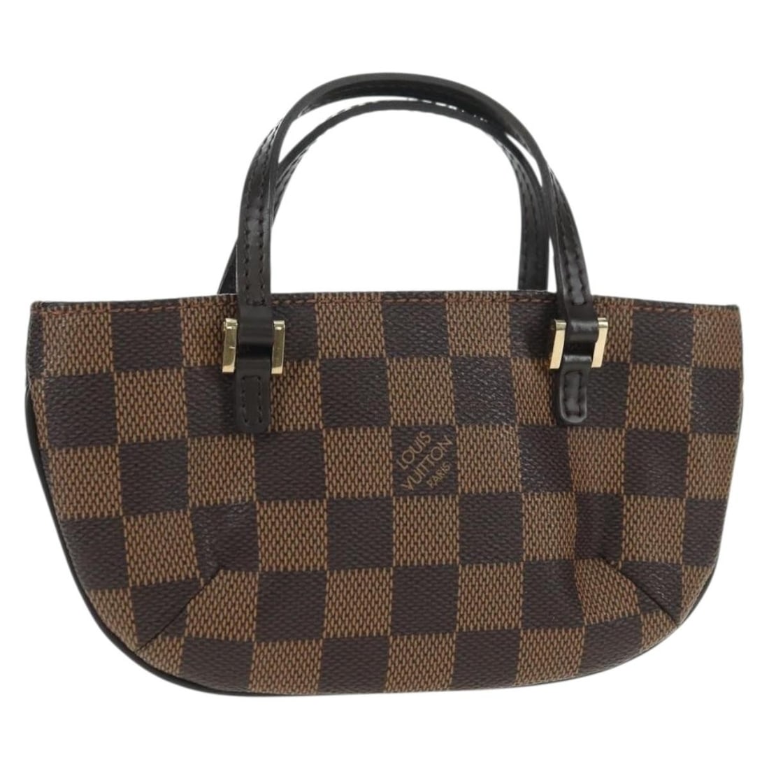 Louis Vuitton N51120 Damier Ebene Canvas Accessory Pouch France: Louis Vuitton N51120 Damier Ebene Canvas Accessory Pouch France Louis Vuitton Damier Ebene Manosque GM accessory pouch in Damier Ebene canvas, made in France. The pouch is in excellent condition with 